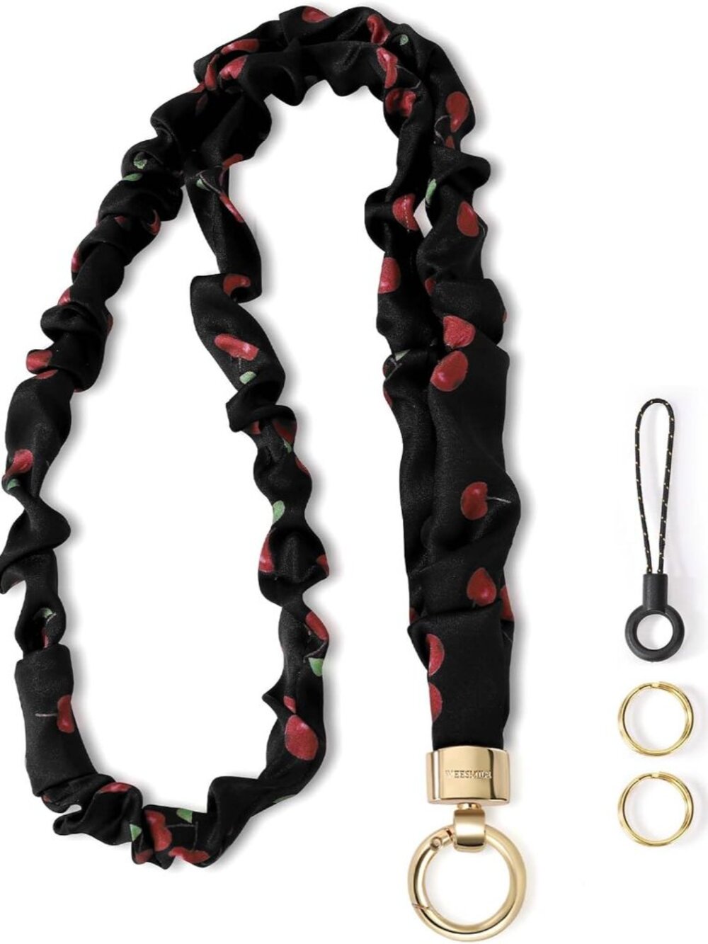 Stretchy Teacher Lanyard for ID Badge, Neck Lanyards for Key Women